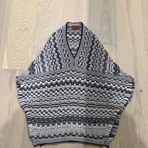 Missoni Knit Poncho